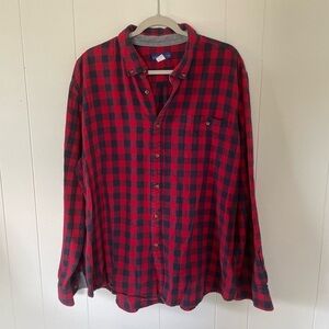 Simply Styled Red and navy blue Checkered Men's Shirt